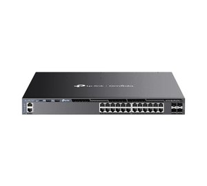 TP-Link Omada 24-Port Gigabit Stackable L3 Managed PoE+ Switch with 4 10G Slots