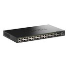 D-Link 52-Port Gigabit Stackable PoE+ Smart Managed Switch with 4 x 10G SFP+ Ports