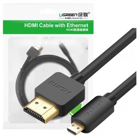 Ugreen HD127 HDMI cable 1 m HDMI Type D (Micro) HDMI Type A (Standard) Black