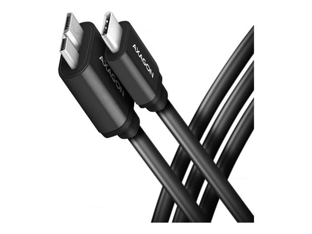 AXAGON BUMM3-CM10AB - USB-C cable - 24 pin USB-C to Micro-USB Type B
