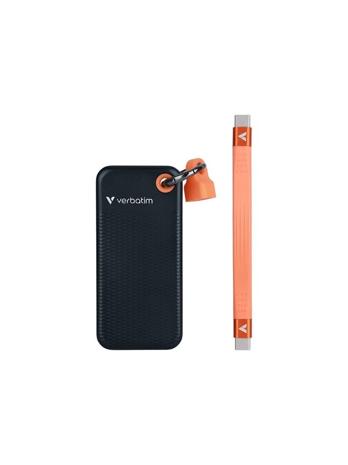Verbatim Pocket SSD USB 3.2 Gen 2 1TB Black/Orange