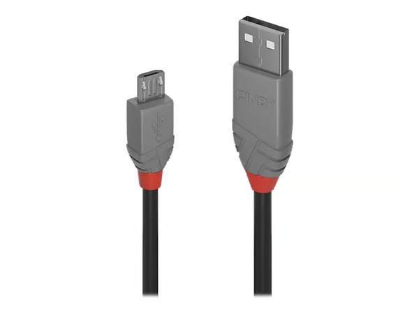 Lindy Anthra Line - USB cable - USB to Micro-USB Type B - 3 m – kuva 4/4