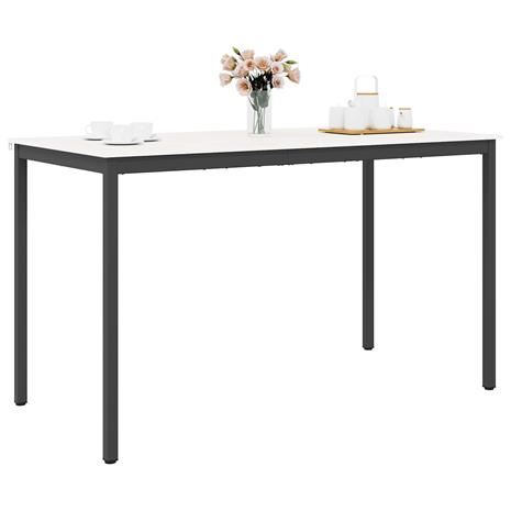 vidaXL Baaripöytä Valkoinen 180 x 90 x 105 cm Massiivinen mänty