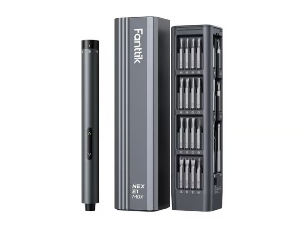 ""Fanttik E1 Max 3,7 V sähköinen ruuvimeisselisarja (harmaa)