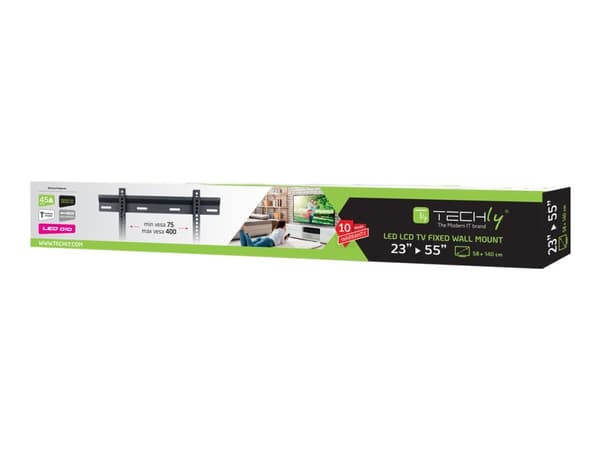 Techly ICA-PLB-114M 139.7 cm (55") Black