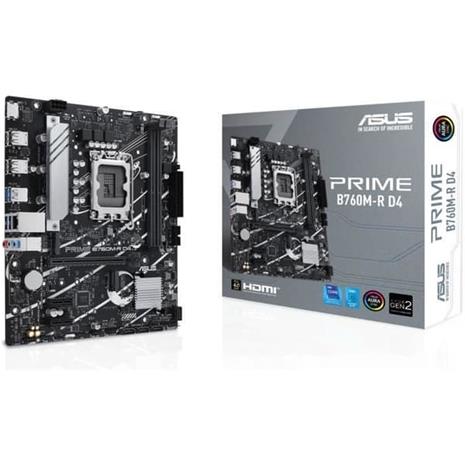 ASUS PRIME B760M-R D4 Intel B760 LGA 1700 micro ATX