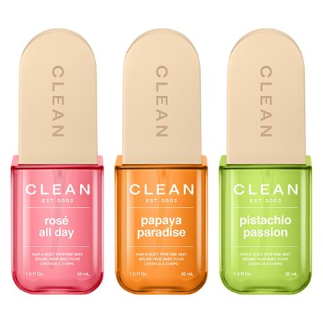 Clean Hair & Body Perfume Mist 3 x 30 ml