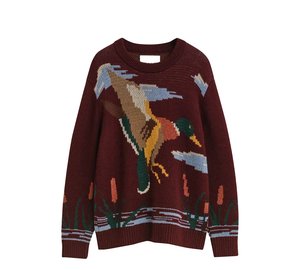 GANT Bird Graphic C-Neck - Multi/patterned - L