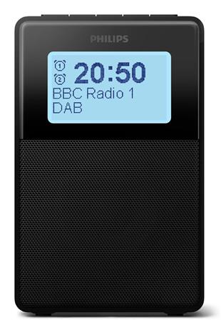 Philips TAR5100/10 alarm clock Digital alarm clock Black