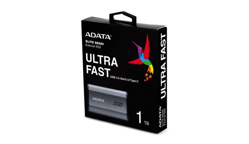 Ulkoinen kovalevy Adata Elite SE880, 1TB
