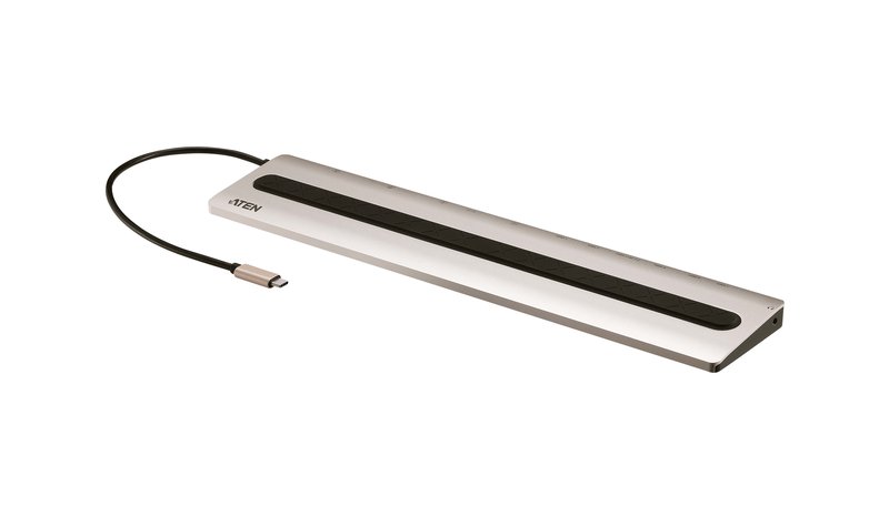 ATEN USB-C Multiport Dock with Power Pass-Through