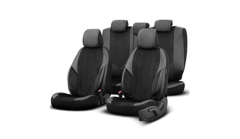 Auton istuinpäälliset OTOM ADVANCED 204 BLACK BABYFACE 3-ZIP
