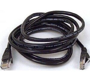 Verkkokaapeli Lan Patchcord Cat 6 U/utp litteä 7m musta