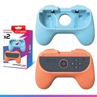 Oniverse Pack of 2 ergonomic grips - Orange/Blue (SWITCH2)