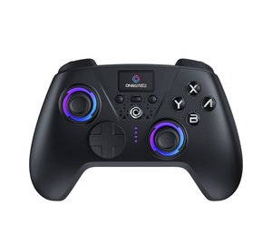 Oniverse Wireless Bluetooth controller with screen Aura - Void Black (Nintendo Switch 2 / Switch / PC / Mobile)
