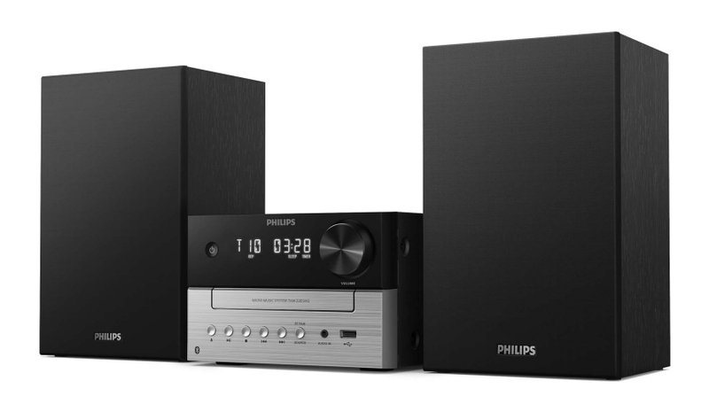 Philips TAM3205M2 home audio system Home audio micro system 20 W Black, Silver – kuva 1/8