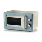 Ariete Vintage Line 3960 Vintage Microwave oven, 800W, Capacity 20L, 3 functions, 5 cooking levels, Timer, Blue