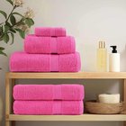 vidaXL Vieraiden pyyhe SOLUND 4 pcs Pinkki 15 x 21 cm 550 gsm