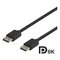 Deltaco DP8K-1030, DisplayPort, 3m – kuva 1