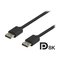 Deltaco DP8K-1030, DisplayPort, 3m – kuva 3