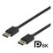 Deltaco DP8K-1015, DisplayPort, 1,5 m – kuva 3