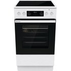 Hisense 60 cm wide ceramic cooker. Enjoy a large oven, an easy to clean glass ceramic hob, and even heat for perfect baking. Quick preheat, air fry mode, and steam cleaning make cooking effortless.