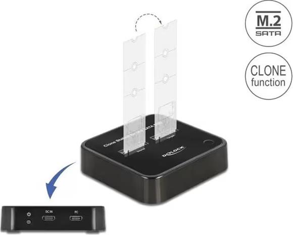DeLOCK - SSD docking station - M.2 Card - USB-C 3.2 (Gen 2)