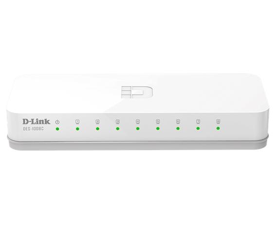 D-Link DES-1008C/E, kytkin