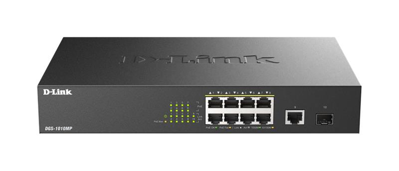 D-Link DGS-1010MP/E, kytkin