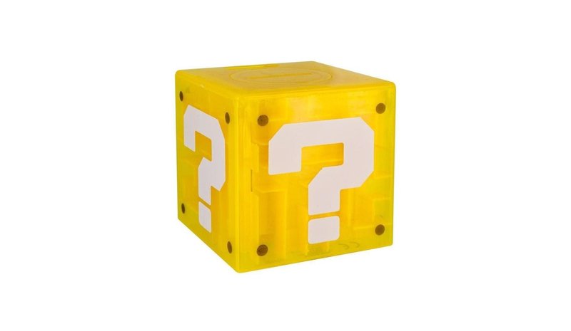 Säästölipas: Super Mario - Question Block Maze + Figuuri GADGET