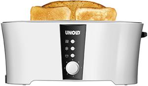 Unold Design Dual 4 slice(s) 1350 W Black, White