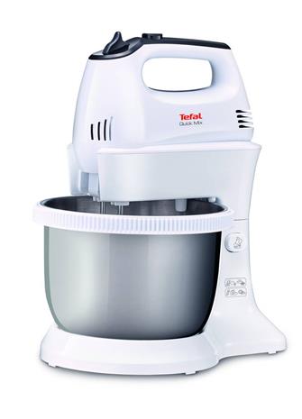 Tefal HT312138 mixer Stand mixer 300 W Silver, White
