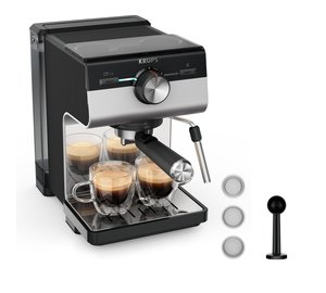 Krups Authentic+ XP384E10 coffee maker Semi-auto Espresso machine 2 L