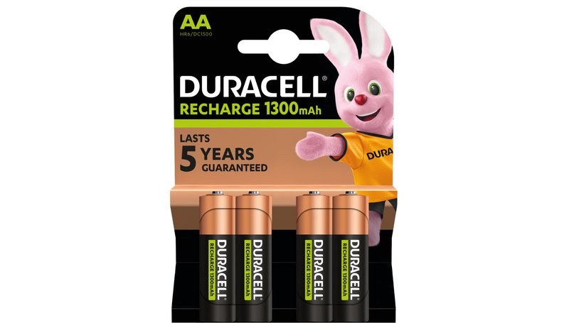 Duracell 4xAA Rechargeable battery AA