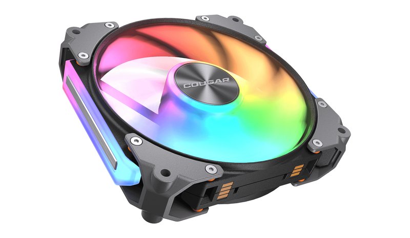 COUGAR Case Fan Apolar 120 ARGB, Reverse Blade, Black