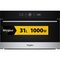 Whirlpool WMD54MX Black, Stainless steel Grill microwave Built-in 31 L 1000 W – kuva 1