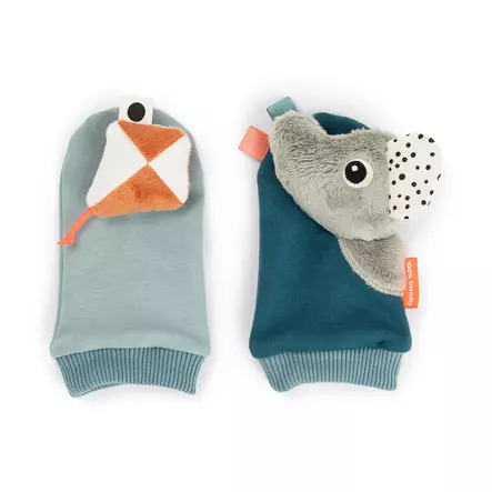 Done by Deer - Rattle socks Playground Blue (4063162) – kuva 5/7
