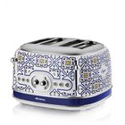 Ariete 156 Capri Toaster, 1630W, 4 slices, 6 browning levels, Crumb tray, Defrost function, Automatic ejection, Without clamps