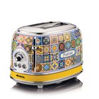 Ariete 155 Toaster Positano, 810W, 2 slices, 6 browning levels, Crumb tray, Defrost function, Automatic ejection, Without clamps