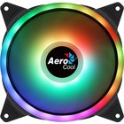 Aerocool DUO14 PC Fan 14cm ARGB LED Dual Ring Antivibration 6 Pins Black