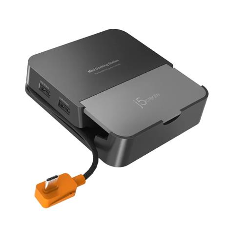 j5create JCD624-N mobile device dock station Mobile computer Black, Grey