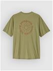 Patagonia Cap Cool Daily - Spoke Stencil T-paita gumtree / light xdye Miehet