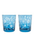 Pols Potten - Rijksmuseum Blomster juomalasi 9,5x8,5 cm 2 kpl sininen