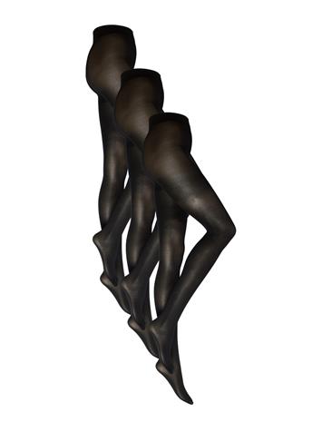 NORVIG 3-Pack Ladies Microfiber Tights 40 Den. - Black - L/XL