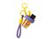 iTotal - Bubble Tea keychain BLACK CAT (XL3076) – kuva 1
