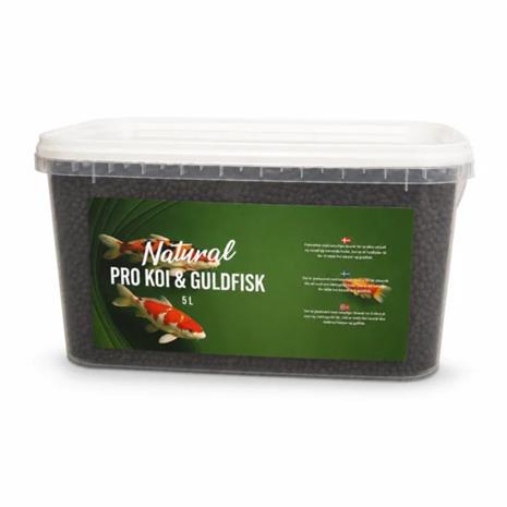 Natural - pro koi and goldfish feed 3mm 5 liter