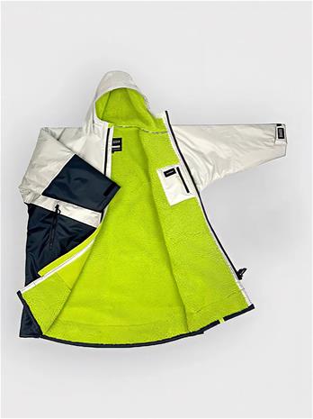 Dryrobe Advance Long Sleeve Surf Poncho anthracite lime