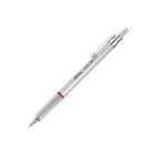 Rotring Rapid Pro Retractable Ballpoint Technical Drawing Pen | Medium Point | Blue Ink | Silver Full-Metal Body