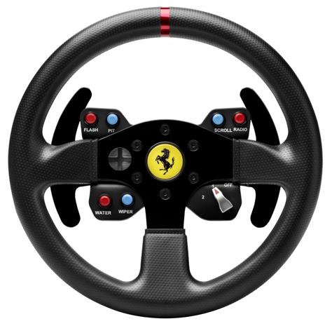 Thrustmaster Ferrari 458 Challenge Wheel Add-On Black USB 2.0 Steering wheel PC, Playstation 3