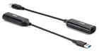 CLUB3D CAC-1421 cable gender changer USB Type-A RJ45 Black